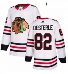 Womens Adidas Chicago Blackhawks 82 Jordan Oesterle Authentic White Away NHL Jersey Womens Adidas Chicago Blackhawks 82 Jordan Oesterle Authentic White Away NHL Jersey