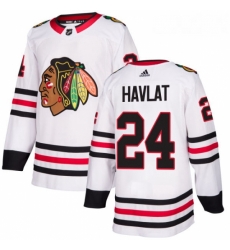 Youth Adidas Chicago Blackhawks 24 Martin Havlat Authentic White Away NHL Jersey Youth Adidas Chicago Blackhawks 24 Martin Havlat Authentic White Away NHL Jersey