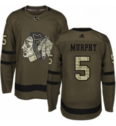 Youth Adidas Chicago Blackhawks 5 Connor Murphy Authentic Green Salute to Service NHL Jersey Youth Adidas Chicago Blackhawks 5 Connor Murphy Authentic Green Salute to Service NHL Jersey