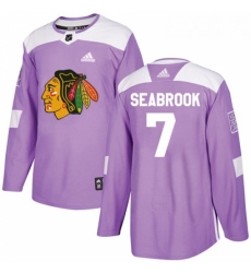Youth Adidas Chicago Blackhawks 7 Brent Seabrook Authentic Purple Fights Cancer Practice NHL Jersey Youth Adidas Chicago Blackhawks 7 Brent Seabrook Authentic Purple Fights Cancer Practice NHL Jersey