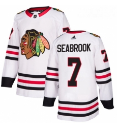 Youth Adidas Chicago Blackhawks 7 Brent Seabrook Authentic White Away NHL Jersey Youth Adidas Chicago Blackhawks 7 Brent Seabrook Authentic White Away NHL Jersey