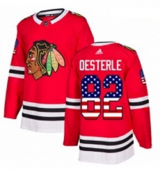 Youth Adidas Chicago Blackhawks 82 Jordan Oesterle Authentic Red USA Flag Fashion NHL Jersey Youth Adidas Chicago Blackhawks 82 Jordan Oesterle Authentic Red USA Flag Fashion NHL Jersey