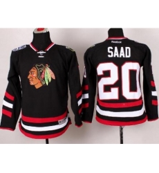 Youth Chicago Blackhawks 20 Brandon Saad Black 2014 Stadium Series Jersey Youth Chicago Blackhawks 20 Brandon Saad Black 2014 Stadium Series Jersey
