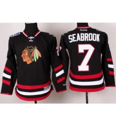 Youth Chicago Blackhawks 7 Brent Seabrook Black 2014 Stadium Series Jersey Youth Chicago Blackhawks 7 Brent Seabrook Black 2014 Stadium Series Jersey