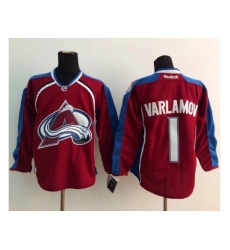 Colorado Avalanche #1 Semyon Varlamov Red Stitched NHL Jersey Colorado Avalanche #1 Semyon Varlamov Red Stitched NHL Jersey