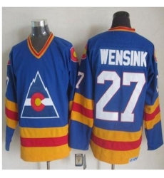 Colorado Avalanche #27 John Wensink Blue CCM Throwback Stitched NHL Jersey Colorado Avalanche #27 John Wensink Blue CCM Throwback Stitched NHL Jersey
