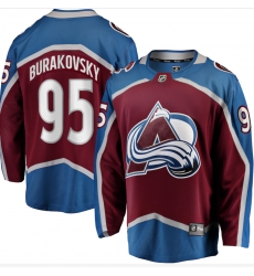 Mens Adidas Colorado Avalanche 95 Andre Burakovsky Burgundy Home Authentic Stitched NHL Jersey Mens Adidas Colorado Avalanche 95 Andre Burakovsky Burgundy Home Authentic Stitched NHL Jersey