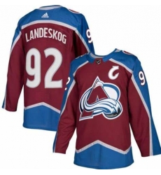 Men's Colorado Avalanche #92 Gabriel Landeskog Burgundy With C Patch Stitched Jersey Men's Colorado Avalanche #92 Gabriel Landeskog Burgundy With C Patch Stitched Jersey