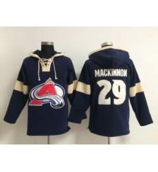 NHL Colorado Avalanche #29 Nathan MacKinnon blue jerseys(pullover hooded sweatshirt) NHL Colorado Avalanche #29 Nathan MacKinnon blue jerseys(pullover hooded sweatshirt)