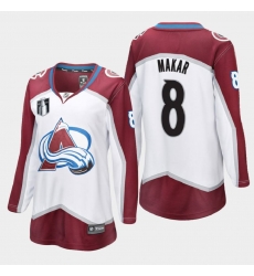 Women Adidas Colorado Avalanche 8 Cale Makar White Stitched Stanley Cup NHL Jersey Women Adidas Colorado Avalanche 8 Cale Makar White Stitched Stanley Cup NHL Jersey