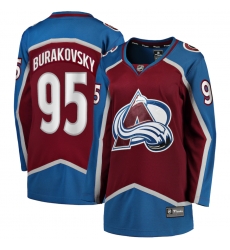 Women Adidas Colorado Avalanche 95 Andre Burakovsky Burgundy Home Authentic Stitched NHL Jersey Women Adidas Colorado Avalanche 95 Andre Burakovsky Burgundy Home Authentic Stitched NHL Jersey