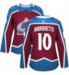 Womens Adidas Colorado Avalanche 10 Sven Andrighetto Premier Burgundy Red Home NHL Jersey Womens Adidas Colorado Avalanche 10 Sven Andrighetto Premier Burgundy Red Home NHL Jersey