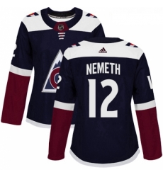 Womens Adidas Colorado Avalanche 12 Patrik Nemeth Authentic Navy Blue Alternate NHL Jersey Womens Adidas Colorado Avalanche 12 Patrik Nemeth Authentic Navy Blue Alternate NHL Jersey