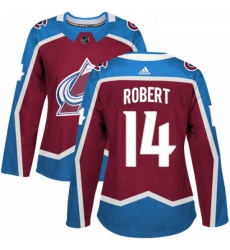 Womens Adidas Colorado Avalanche 14 Rene Robert Authentic Burgundy Red Home NHL Jersey Womens Adidas Colorado Avalanche 14 Rene Robert Authentic Burgundy Red Home NHL Jersey