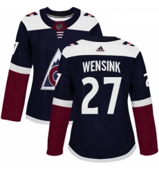 Womens Adidas Colorado Avalanche 27 John Wensink Authentic Navy Blue Alternate NHL Jersey Womens Adidas Colorado Avalanche 27 John Wensink Authentic Navy Blue Alternate NHL Jersey