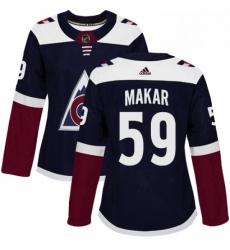 Womens Adidas Colorado Avalanche 59 Cale Makar Authentic Navy Blue Alternate NHL Jersey Womens Adidas Colorado Avalanche 59 Cale Makar Authentic Navy Blue Alternate NHL Jersey