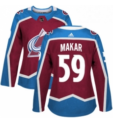 Womens Adidas Colorado Avalanche 59 Cale Makar Premier Burgundy Red Home NHL Jersey Womens Adidas Colorado Avalanche 59 Cale Makar Premier Burgundy Red Home NHL Jersey
