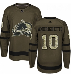 Youth Adidas Colorado Avalanche 10 Sven Andrighetto Premier Green Salute to Service NHL Jersey Youth Adidas Colorado Avalanche 10 Sven Andrighetto Premier Green Salute to Service NHL Jersey