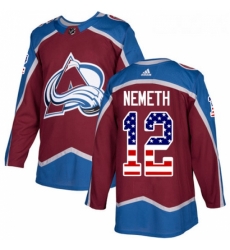 Youth Adidas Colorado Avalanche 12 Patrik Nemeth Authentic Burgundy Red USA Flag Fashion NHL Jersey Youth Adidas Colorado Avalanche 12 Patrik Nemeth Authentic Burgundy Red USA Flag Fashion NHL Jersey
