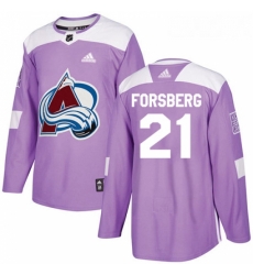 Youth Adidas Colorado Avalanche 21 Peter Forsberg Authentic Purple Fights Cancer Practice NHL Jersey Youth Adidas Colorado Avalanche 21 Peter Forsberg Authentic Purple Fights Cancer Practice NHL Jersey