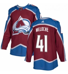 Youth Adidas Colorado Avalanche 41 Nicolas Meloche Authentic Burgundy Red Home NHL Jersey Youth Adidas Colorado Avalanche 41 Nicolas Meloche Authentic Burgundy Red Home NHL Jersey