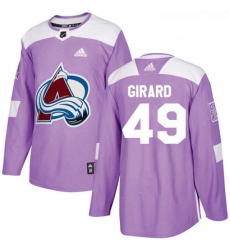 Youth Adidas Colorado Avalanche 49 Samuel Girard Authentic Purple Fights Cancer Practice NHL Jersey Youth Adidas Colorado Avalanche 49 Samuel Girard Authentic Purple Fights Cancer Practice NHL Jersey