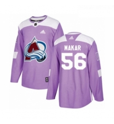 Youth Adidas Colorado Avalanche 56 Cale Makar Authentic Purple Fights Cancer Practice NHL Jersey Youth Adidas Colorado Avalanche 56 Cale Makar Authentic Purple Fights Cancer Practice NHL Jersey