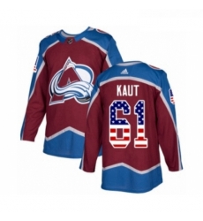 Youth Adidas Colorado Avalanche 61 Martin Kaut Authentic Burgundy Red USA Flag Fashion NHL Jersey Youth Adidas Colorado Avalanche 61 Martin Kaut Authentic Burgundy Red USA Flag Fashion NHL Jersey