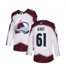 Youth Adidas Colorado Avalanche 61 Martin Kaut Authentic White Away NHL Jersey Youth Adidas Colorado Avalanche 61 Martin Kaut Authentic White Away NHL Jersey