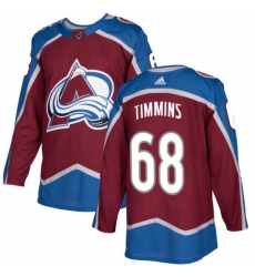 Youth Adidas Colorado Avalanche 68 Conor Timmins Authentic Burgundy Red Home NHL Jersey Youth Adidas Colorado Avalanche 68 Conor Timmins Authentic Burgundy Red Home NHL Jersey