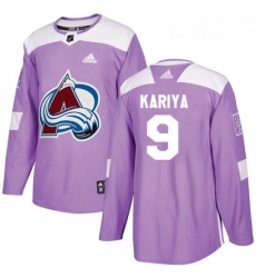 Youth Adidas Colorado Avalanche 9 Paul Kariya Authentic Purple Fights Cancer Practice NHL Jersey Youth Adidas Colorado Avalanche 9 Paul Kariya Authentic Purple Fights Cancer Practice NHL Jersey