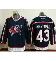 Blue Jackets #43 Scott Hartnell Navy Blue Home Stitched NHL Jersey Blue Jackets #43 Scott Hartnell Navy Blue Home Stitched NHL Jersey