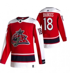 Men Columbus Blue Jackets 18 Pierre Luc Dubois Red Adidas 2020 21 Reverse Retro Alternate NHL Jersey Men Columbus Blue Jackets 18 Pierre Luc Dubois Red Adidas 2020 21 Reverse Retro Alternate NHL Jersey