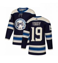 Mens Adidas Columbus Blue Jackets 19 Liam Foudy Premier Navy Blue Alternate NHL Jersey Mens Adidas Columbus Blue Jackets 19 Liam Foudy Premier Navy Blue Alternate NHL Jersey