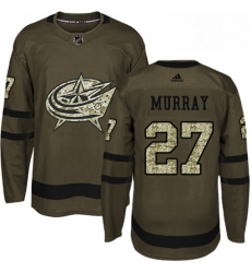 Mens Adidas Columbus Blue Jackets 27 Ryan Murray Authentic Green Salute to Service NHL Jersey Mens Adidas Columbus Blue Jackets 27 Ryan Murray Authentic Green Salute to Service NHL Jersey
