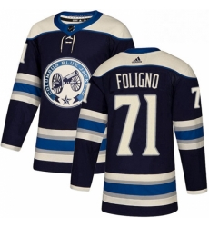 Mens Adidas Columbus Blue Jackets 71 Nick Foligno Authentic Navy Blue Alternate NHL Jersey Mens Adidas Columbus Blue Jackets 71 Nick Foligno Authentic Navy Blue Alternate NHL Jersey