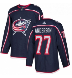 Mens Adidas Columbus Blue Jackets 77 Josh Anderson Premier Navy Blue Home NHL Jersey Mens Adidas Columbus Blue Jackets 77 Josh Anderson Premier Navy Blue Home NHL Jersey
