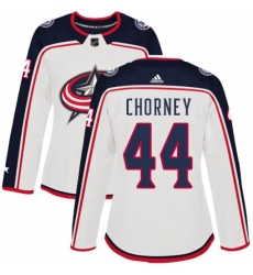 Womens Adidas Columbus Blue Jackets 44 Taylor Chorney Authentic White Away NHL Jersey Womens Adidas Columbus Blue Jackets 44 Taylor Chorney Authentic White Away NHL Jersey