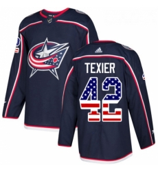 Youth Adidas Columbus Blue Jackets 42 Alexandre Texier Authentic Navy Blue USA Flag Fashion NHL Jersey Youth Adidas Columbus Blue Jackets 42 Alexandre Texier Authentic Navy Blue USA Flag Fashion NHL Jersey