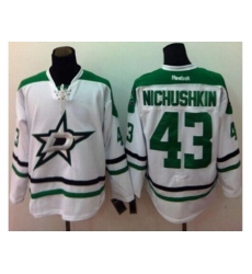 Dallas Stars #43 Valeri Nichushkin White Stitched NHL Jersey Dallas Stars #43 Valeri Nichushkin White Stitched NHL Jersey