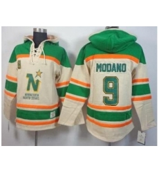 Dalls Stars #9 Mike Modano Cream Stitched NHL Sawyer Hooded Sweatshirt Dalls Stars #9 Mike Modano Cream Stitched NHL Sawyer Hooded Sweatshirt