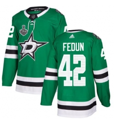 Men Adidas Dallas Stars 42 Taylor Fedun Green Home Authentic 2020 Stanley Cup Final Stitched NHL Jersey Men Adidas Dallas Stars 42 Taylor Fedun Green Home Authentic 2020 Stanley Cup Final Stitched NHL Jersey