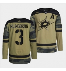 Men Dallas Stars 3 John Klingberg 2022 Camo Military Appreciation Night Stitched jersey Men Dallas Stars 3 John Klingberg 2022 Camo Military Appreciation Night Stitched jersey