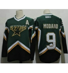 Men Dallas Stars 9 Mike Modano 2005 Green CCM Throwback Stitched Vintage Hockey Jersey Men Dallas Stars 9 Mike Modano 2005 Green CCM Throwback Stitched Vintage Hockey Jersey