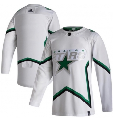 Men Dallas Stars Blank White 2020 21 Reverse Retro Adidas Jersey Men Dallas Stars Blank White 2020 21 Reverse Retro Adidas Jersey