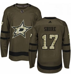 Mens Adidas Dallas Stars 17 Devin Shore Premier Green Salute to Service NHL Jersey Mens Adidas Dallas Stars 17 Devin Shore Premier Green Salute to Service NHL Jersey