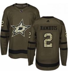 Mens Adidas Dallas Stars 2 Dan Hamhuis Authentic Green Salute to Service NHL Jersey Mens Adidas Dallas Stars 2 Dan Hamhuis Authentic Green Salute to Service NHL Jersey