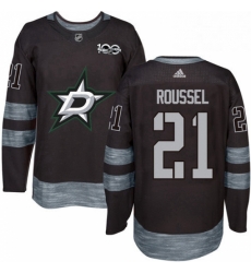 Mens Adidas Dallas Stars 21 Antoine Roussel Authentic Black 1917 2017 100th Anniversary NHL Jersey Mens Adidas Dallas Stars 21 Antoine Roussel Authentic Black 1917 2017 100th Anniversary NHL Jersey