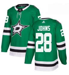Mens Adidas Dallas Stars 28 Stephen Johns Premier Green Home NHL Jersey Mens Adidas Dallas Stars 28 Stephen Johns Premier Green Home NHL Jersey