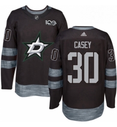 Mens Adidas Dallas Stars 30 Jon Casey Premier Black 1917 2017 100th Anniversary NHL Jersey Mens Adidas Dallas Stars 30 Jon Casey Premier Black 1917 2017 100th Anniversary NHL Jersey